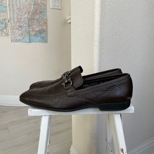 Salvatore Ferragamo leather loafers brown 11